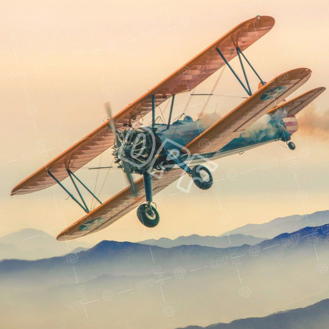 Biplane 001-028 DIY 5D Diamond Painting