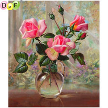Load image into Gallery viewer, Colorful Roses - DIY 5D Full Diamond Painting
