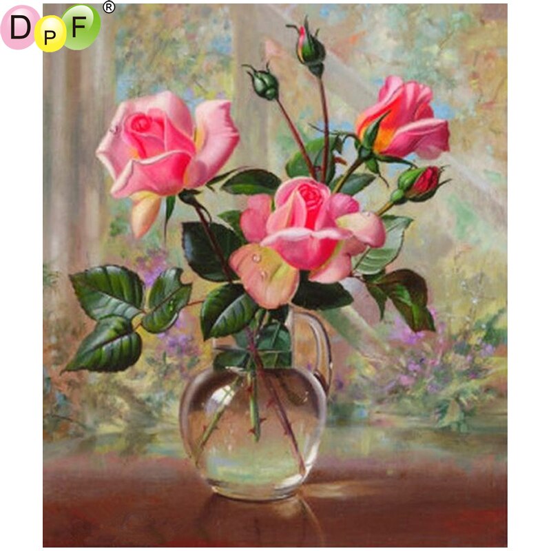 Colorful Roses - DIY 5D Full Diamond Painting