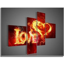 Load image into Gallery viewer, Love In Fire - DIY 5D Full Diamond Painting
