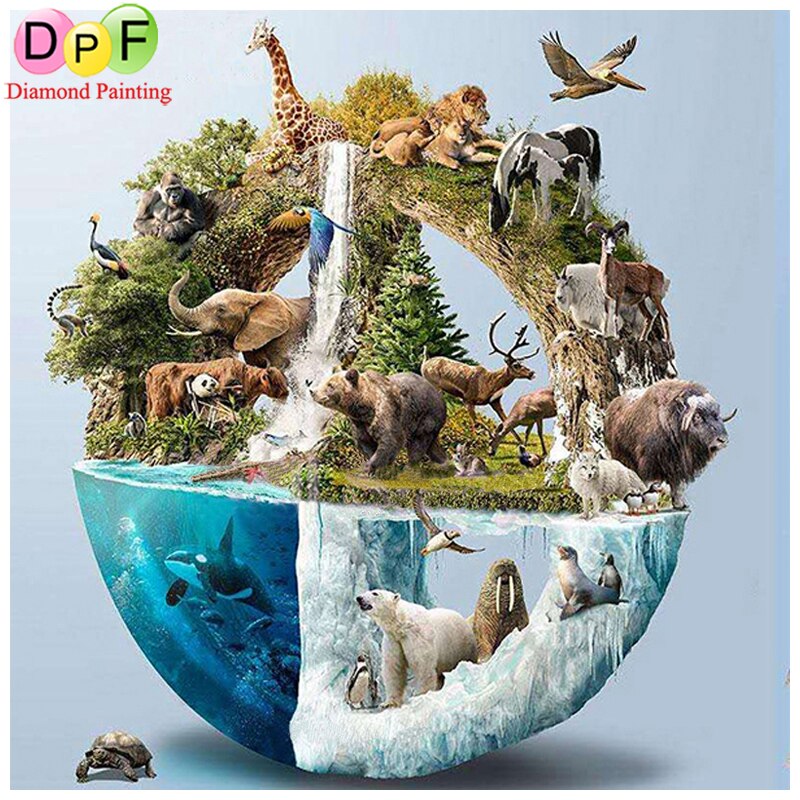 Animal World - DIY 5D Full Diamond Painting