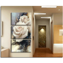 Load image into Gallery viewer, White Roses - DIY 5D Full Diamond Painting
