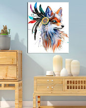 Load image into Gallery viewer, Colorful Fox - DIY 5D Full Diamond Painting
