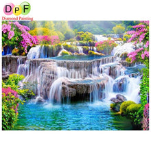 Load image into Gallery viewer, Wonderful Waterfall - DIY 5D Full Diamond Painting
