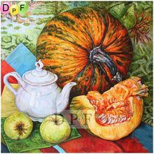 Load image into Gallery viewer, Pumpkin Time - DIY 5D Full Diamond Painting
