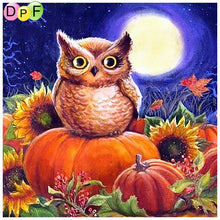 Load image into Gallery viewer, Halloween Owl - DIY 5D Full Diamond Painting
