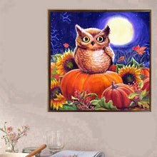 Load image into Gallery viewer, Halloween Owl - DIY 5D Full Diamond Painting
