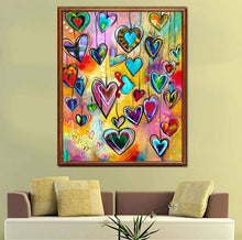 Load image into Gallery viewer, Love Hearts - DIY 5D Full Diamond Painting
