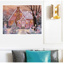 Load image into Gallery viewer, Pink Villa  - DIY 5D Full Diamond Painting
