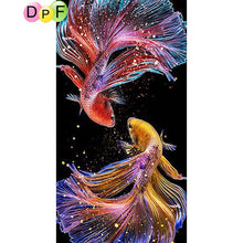 Load image into Gallery viewer, Wonderful Goldfishes - DIY 5D Full Diamond Painting
