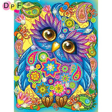 Load image into Gallery viewer, Colorful Owl - DIY 5D Full Diamond Painting
