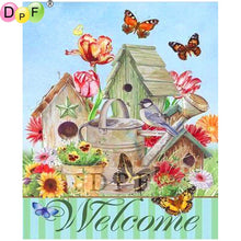Load image into Gallery viewer, Welcome Home - DIY 5D Full Diamond Painting
