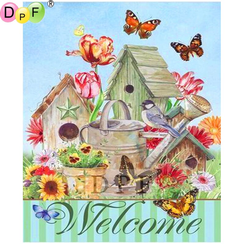 Welcome Home - DIY 5D Full Diamond Painting