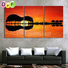 Load image into Gallery viewer, Guitar Scenery - DIY 5D Full Diamond Painting
