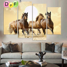 Load image into Gallery viewer, Running Horse - DIY 5D Full Diamond Painting

