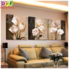 Load image into Gallery viewer, Tulips Roses Calas - DIY 5D Full Diamond Painting
