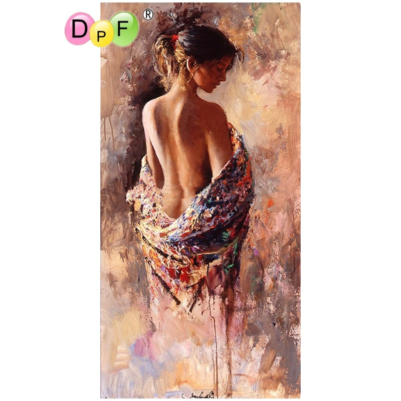 Voluptuous Woman - DIY 5D Full Diamond Painting