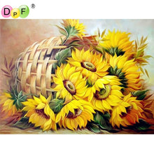 Load image into Gallery viewer, Sunflowers - DIY 5D Full Diamond Painting
