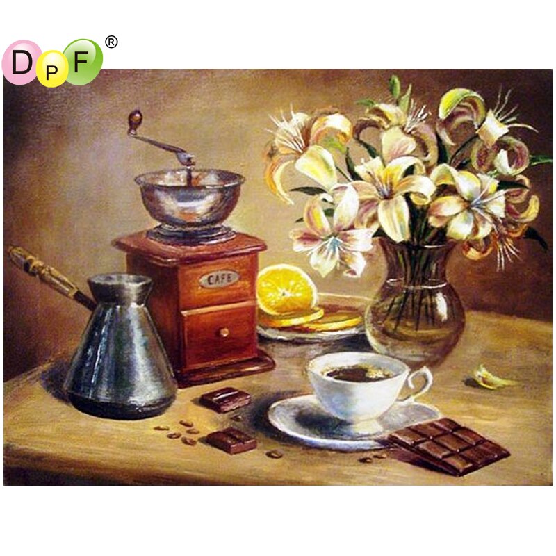 Coffee Time - DIY 5D Full Diamond Painting