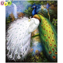 Load image into Gallery viewer, Peacock Love - DIY 5D Full Diamond Painting
