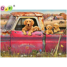 Load image into Gallery viewer, Dog Family - DIY 5D Full Diamond Painting
