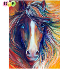 Load image into Gallery viewer, Colorful Horse - DIY 5D Full Diamond Painting
