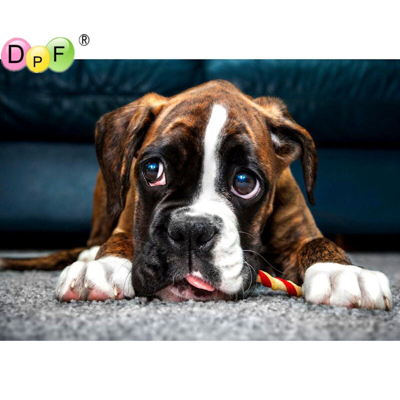 Cute Doggi - DIY 5D Full Diamond Painting