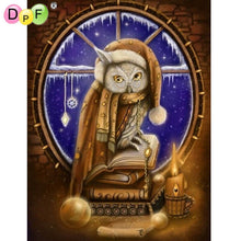 Load image into Gallery viewer, Dr. Owl - DIY 5D Full Diamond Painting

