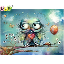 Load image into Gallery viewer, Love Owl - DIY 5D Full Diamond Painting
