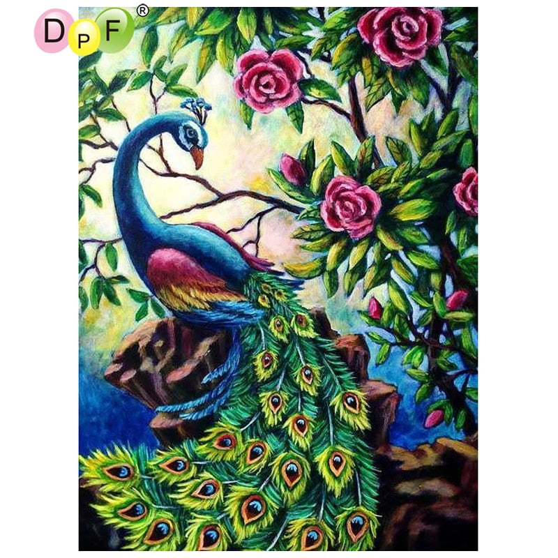 Magnificent Peacock - DIY 5D Full Diamond Painting