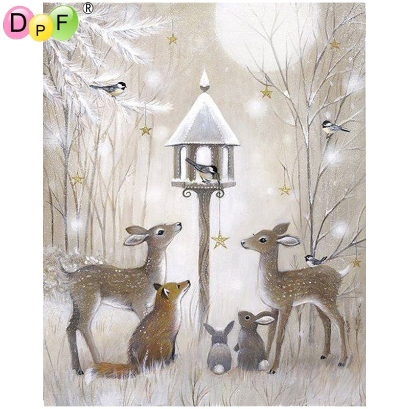 Forest Babys - DIY 5D Full Diamond Painting