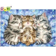 Load image into Gallery viewer, Kitty Dream - DIY 5D Full Diamond Painting
