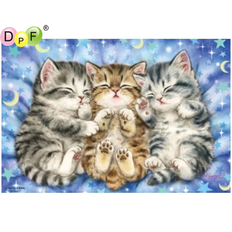 Kitty Dream - DIY 5D Full Diamond Painting