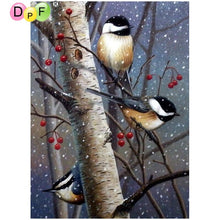 Load image into Gallery viewer, Little Titmices - DIY 5D Full Diamond Painting
