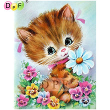 Load image into Gallery viewer, Kitty Baby - DIY 5D Full Diamond Painting
