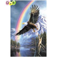 Load image into Gallery viewer, Rainbow Eagle - DIY 5D Full Diamond Painting
