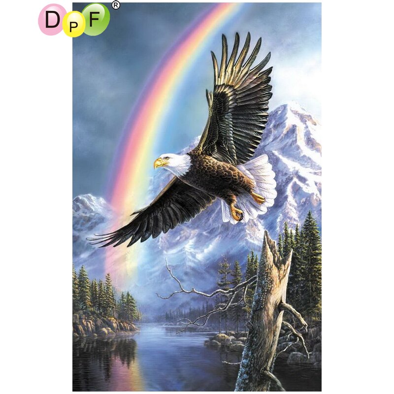 Rainbow Eagle - DIY 5D Full Diamond Painting