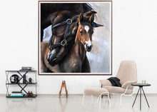 Load image into Gallery viewer, Horse Mami - DIY 5D Full Diamond Painting
