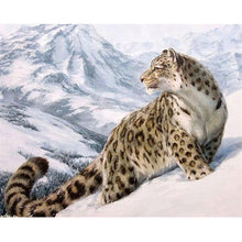 Load image into Gallery viewer, Snow Leopard - DIY 5D Full Diamond Painting
