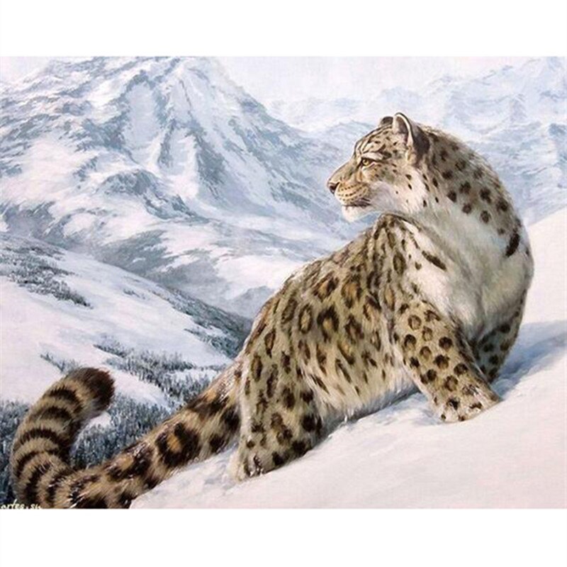 Snow Leopard - DIY 5D Full Diamond Painting