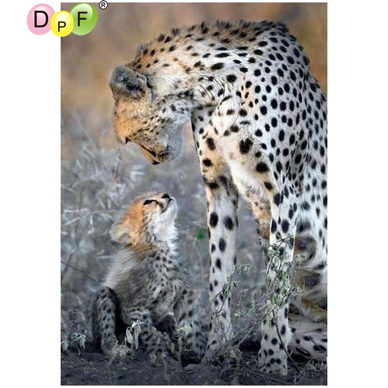 Leopard Baby - DIY 5D Full Diamond Painting