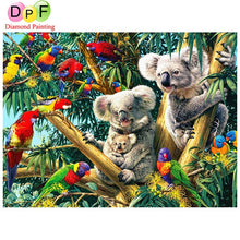 Load image into Gallery viewer, Parrot Tree - DIY 5D Full Diamond Painting
