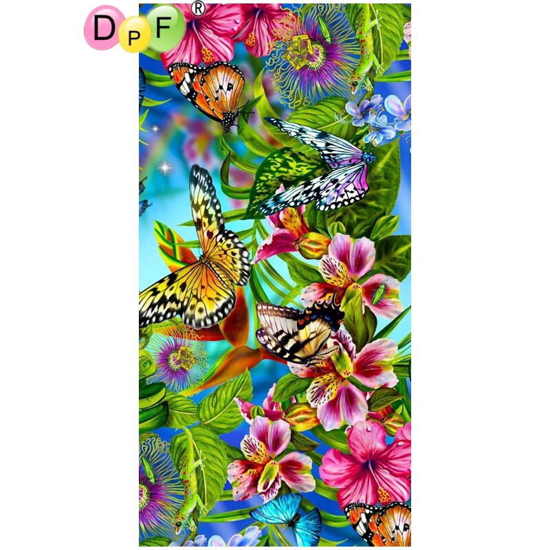 Butterfly Paradies -DIY 5D Full Diamond Painting