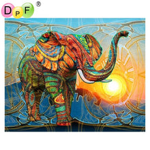 Load image into Gallery viewer, Colorful Elephant - DIY 5D Full Diamond Painting
