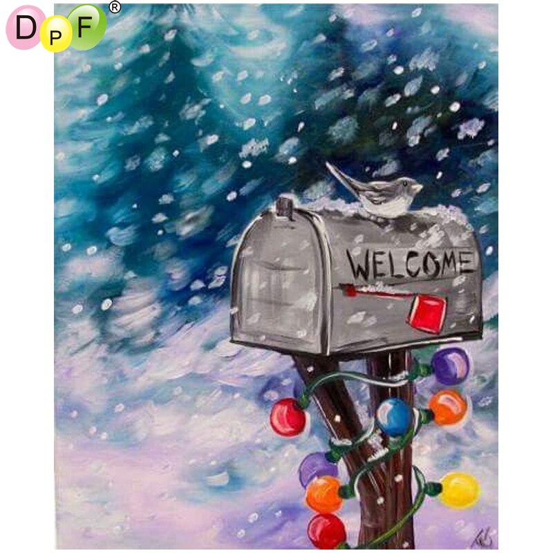 Welcome Mailbox - DIY 5D Full Diamond Painting