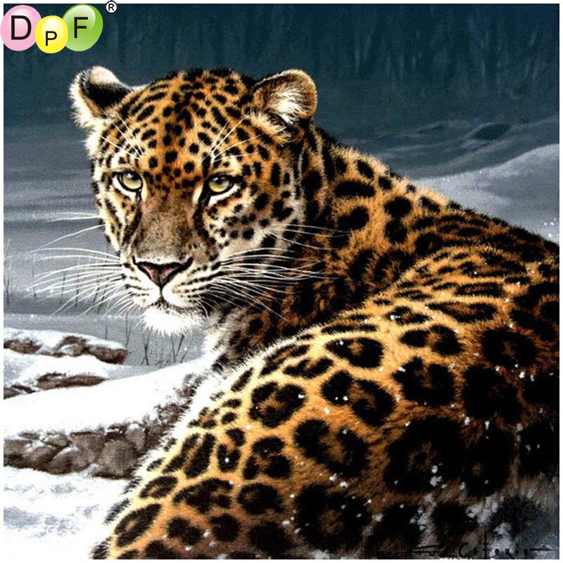 The Snow Leopard - DIY 5D Full Diamond Painting