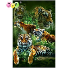 Load image into Gallery viewer, Phantom Tiger - DIY 5D Full Diamond Painting
