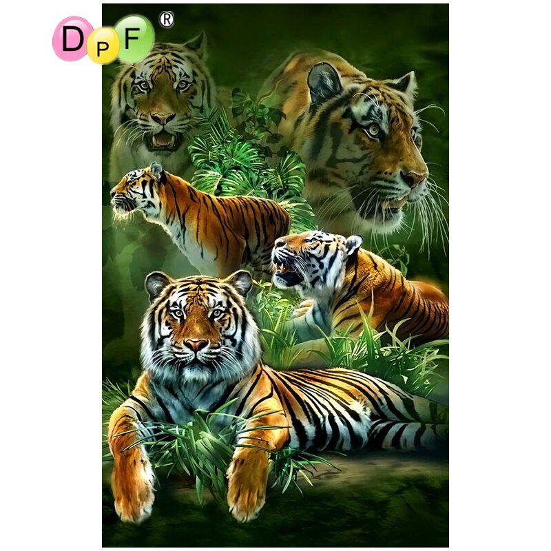 Phantom Tiger - DIY 5D Full Diamond Painting