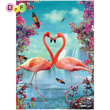 Load image into Gallery viewer, Flamingo - DIY 5D Full Diamond Painting
