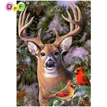 Load image into Gallery viewer, Reindeer - DIY 5D Full Diamond Painting
